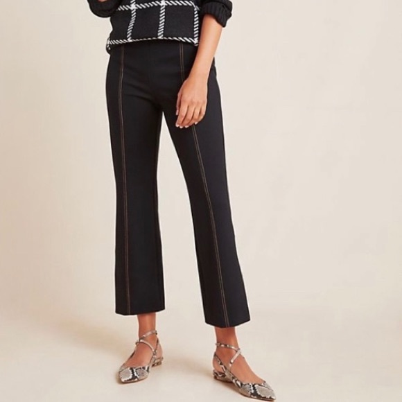 ANTHROPOLOGIE The Essential Crop Flare PANTS